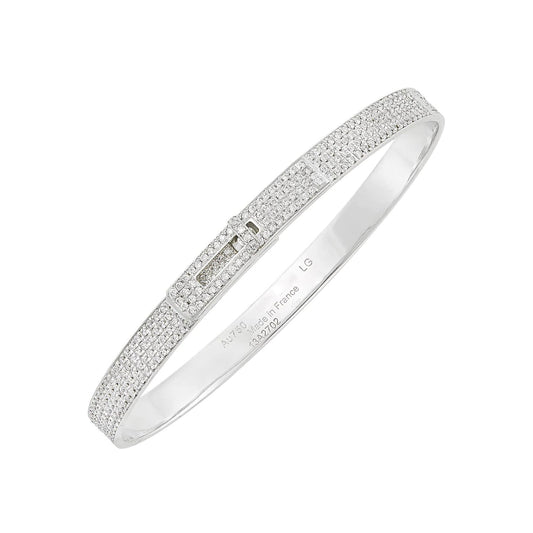 [Valéa jewellery]HM KELLY BRACELET IN SILVER AND FULL PAVE DIAMOND