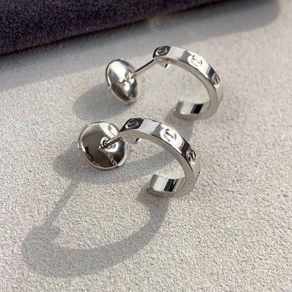 [Valéa jewellery]LOVE EARRINGS 2.65MM SILVER