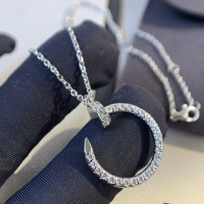 [Valéa jewellery]JUSTE NECKLACE SILVER DIAMONDS