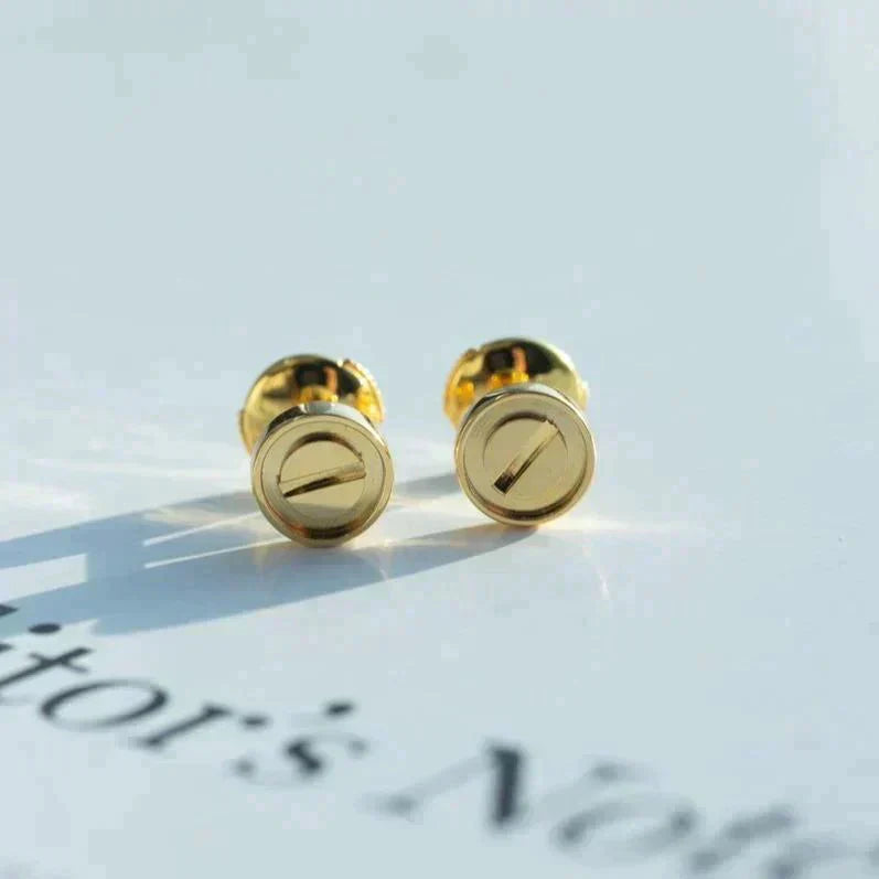 [Valéa jewellery]LOVE EARRINGS GOLD 10MM