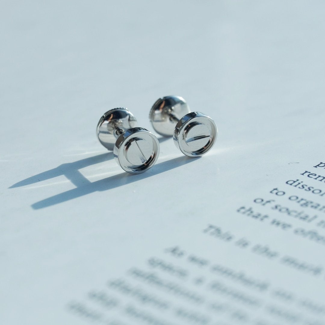 [Valéa jewellery]LOVE EARRINGS SILVER 10MM