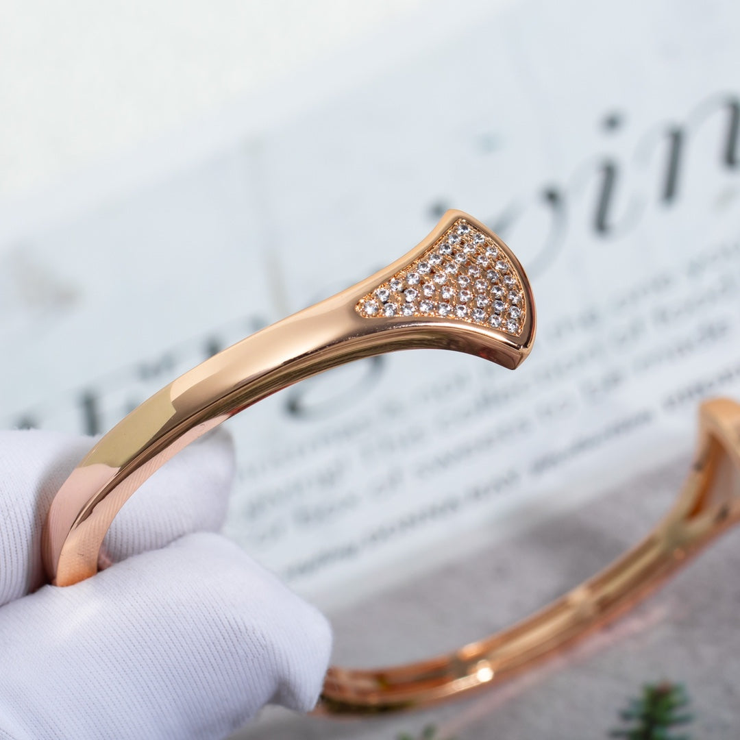 [Valéa jewellery]DREAM BRACELET OPEN PINK GOLD MOP DIAMOND