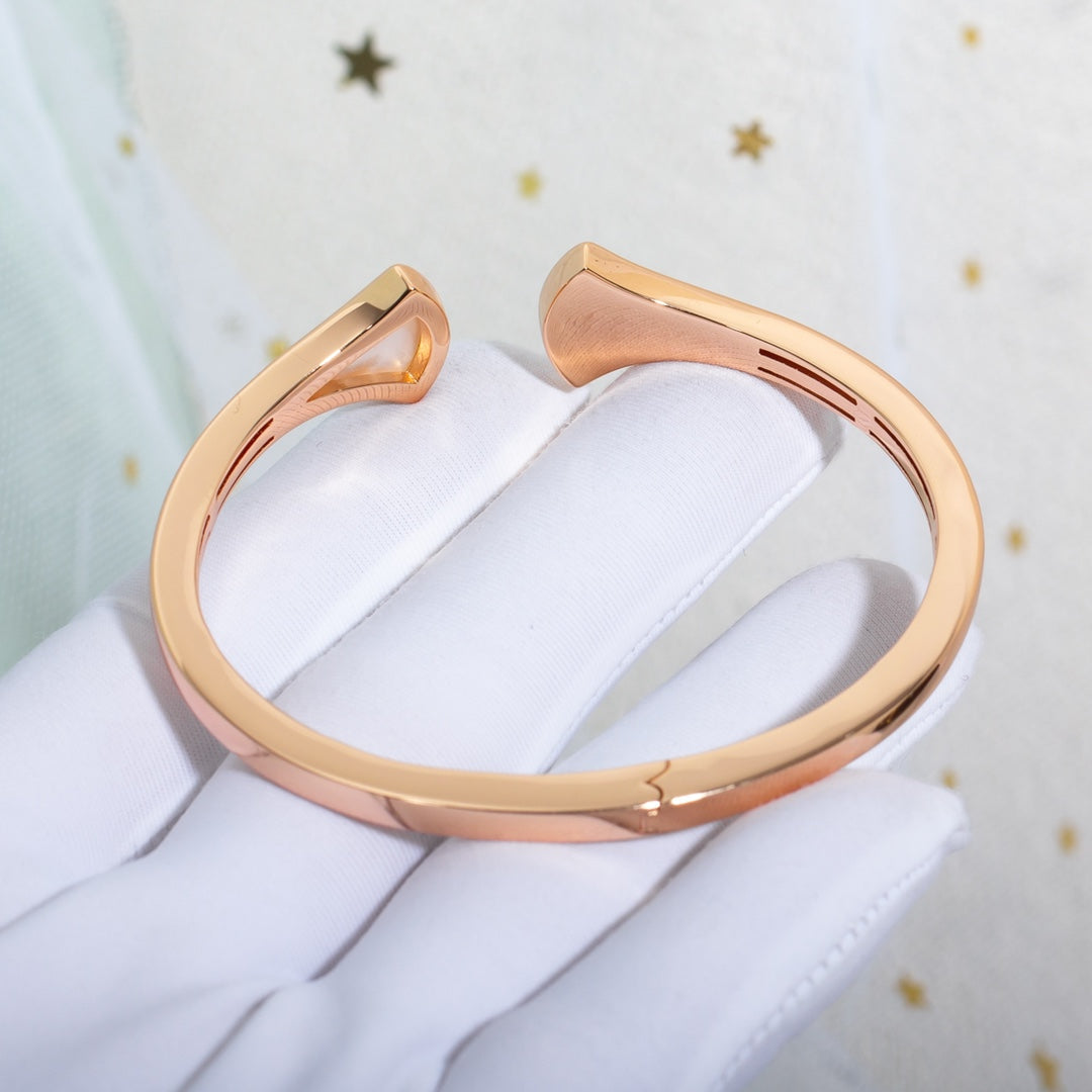 [Valéa jewellery]DREAM BRACELET OPEN PINK GOLD MOP DIAMOND