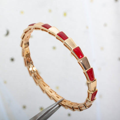 [Valéa jewellery]SERPENTI BRACELET PINK GOLD RUBELLITE