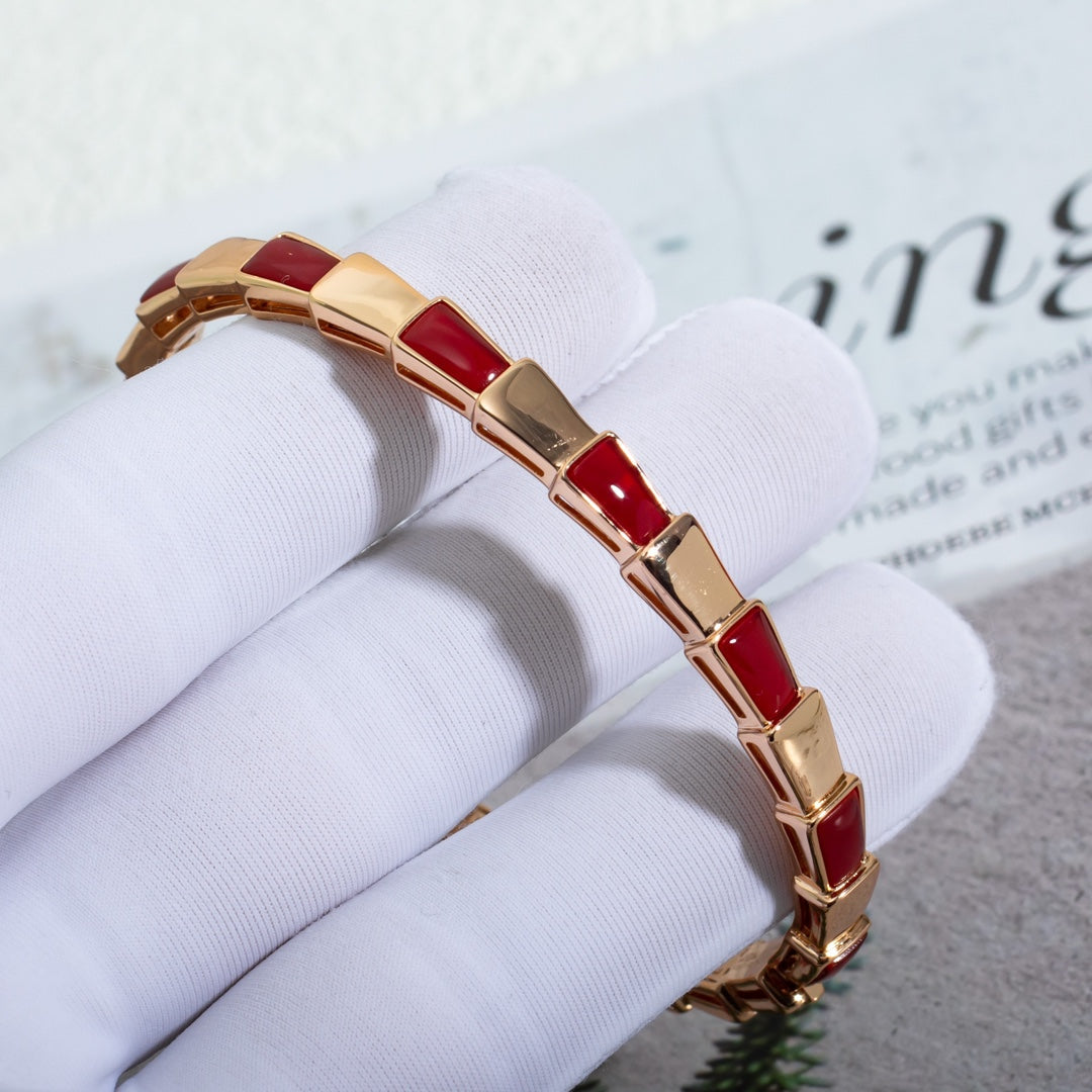 [Valéa jewellery]SERPENTI BRACELET PINK GOLD RUBELLITE