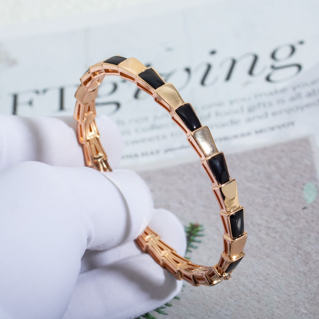 [Valéa jewellery]SERPENTI BRACELET PINK GOLD ONYX