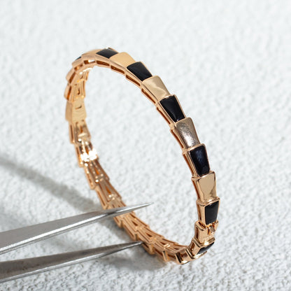 [Valéa jewellery]SERPENTI BRACELET PINK GOLD ONYX