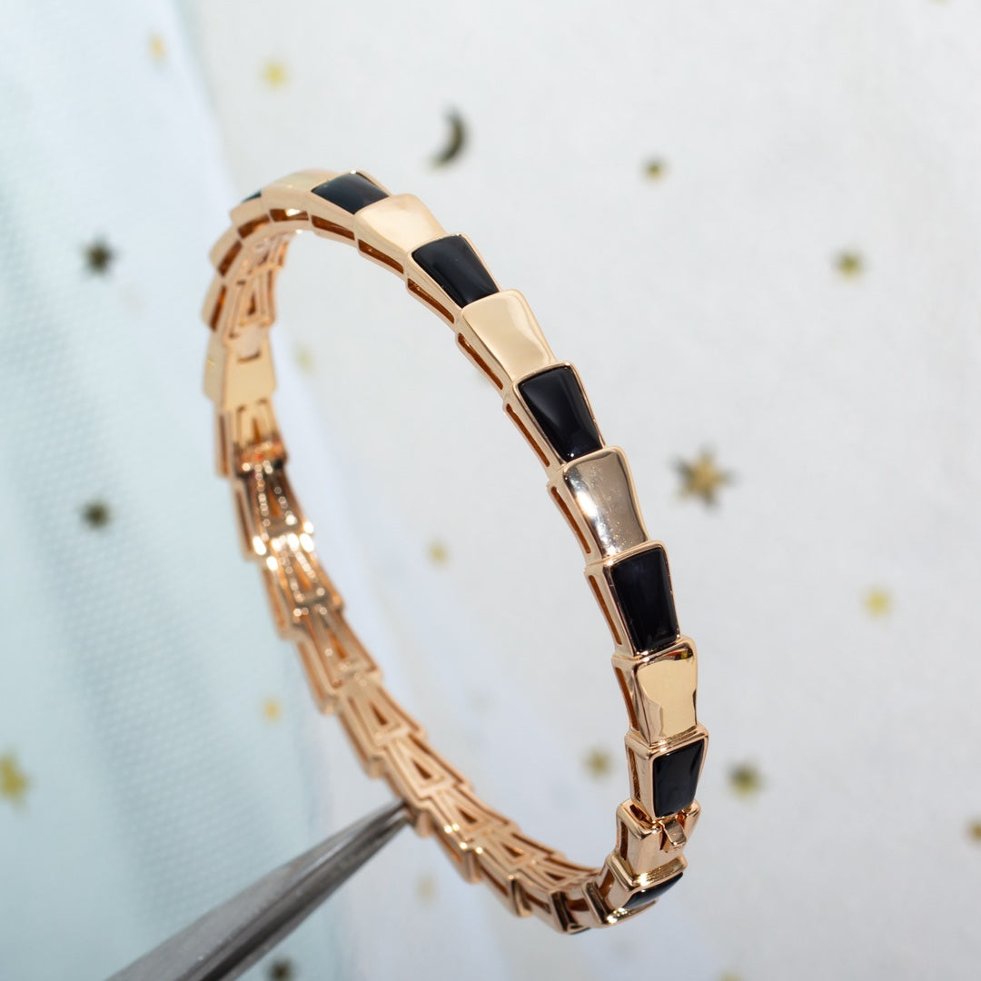 [Valéa jewellery]SERPENTI BRACELET PINK GOLD ONYX