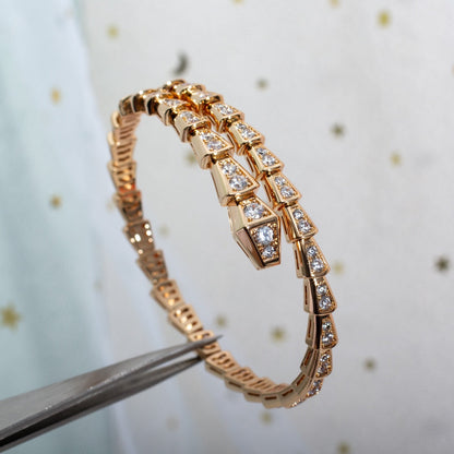 [Valéa jewellery]SERPENTI BRACELET 6.8MM PINK GOLD DIAMOND