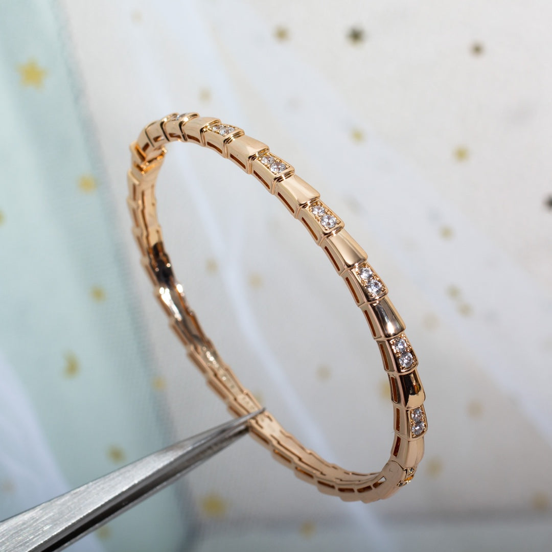 [valéa jewellery]SERPENTI SMALL BRACELET PINK GOLD DIAMOND