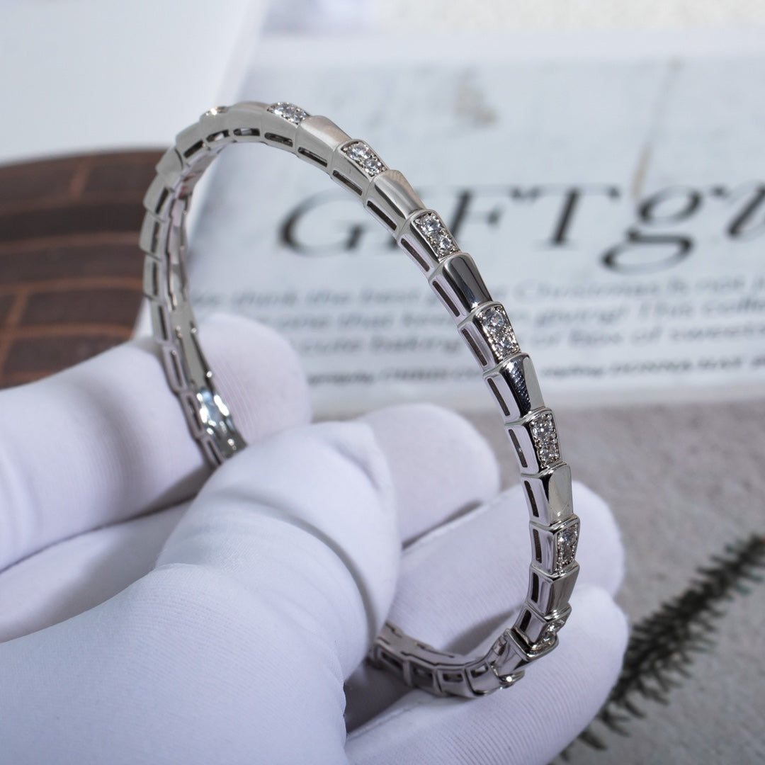 [Valéa jewellery]SERPENTI BRACELET SILVER DIAMOND