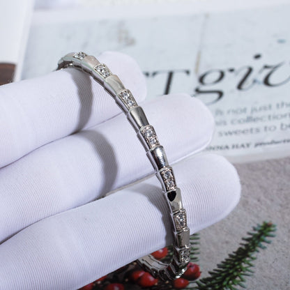 [Valéa jewellery]SERPENTI BRACELET SILVER DIAMOND