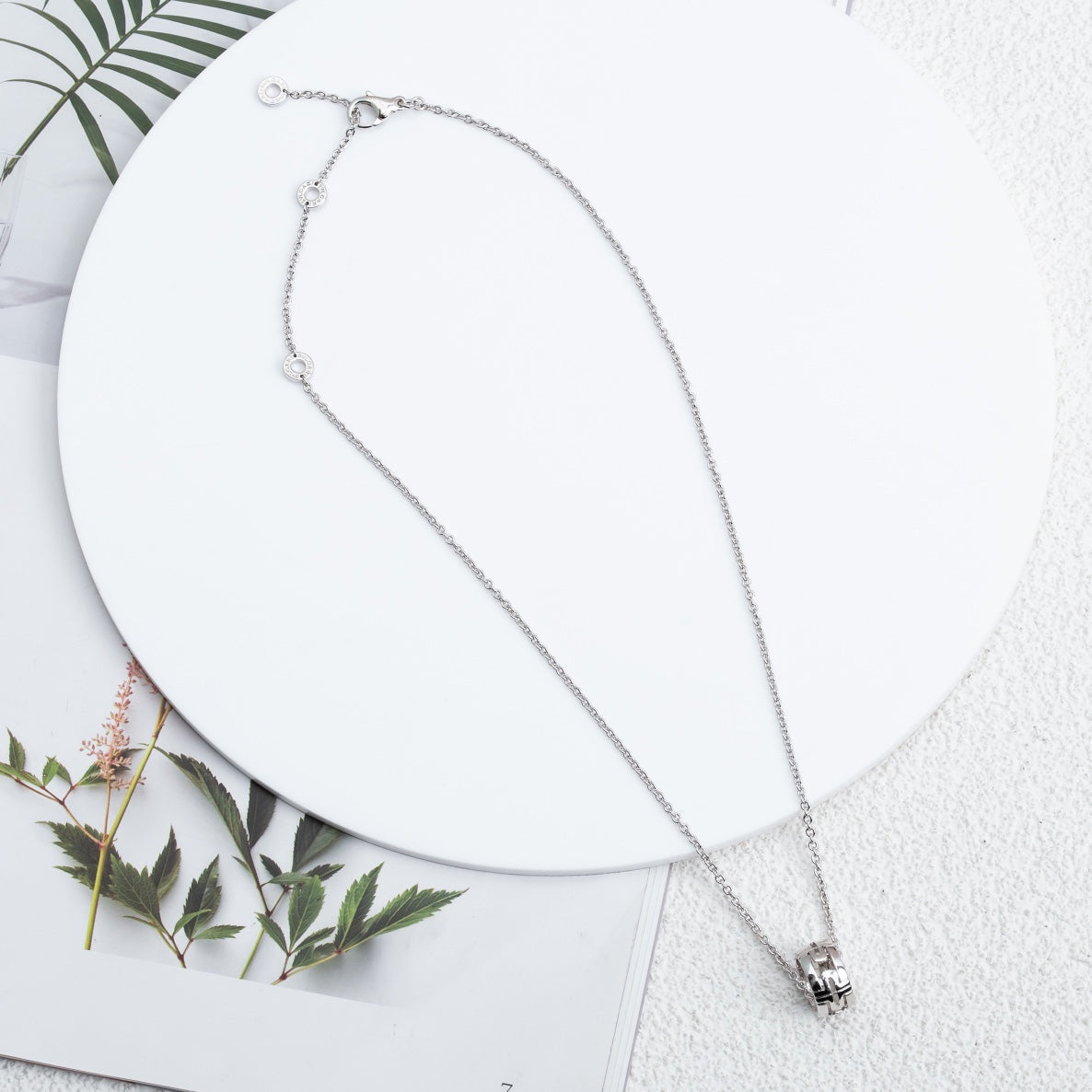 [Valéa jewellery]PARENTESI NECKLACE SILVER