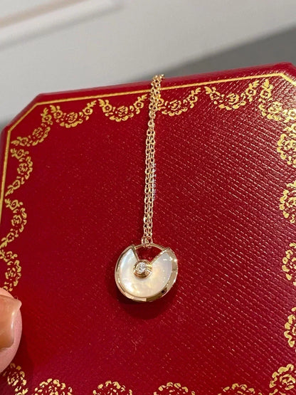 [Valéa jewellery]AMULETTE ROSE GOLD MOP NECKLACE