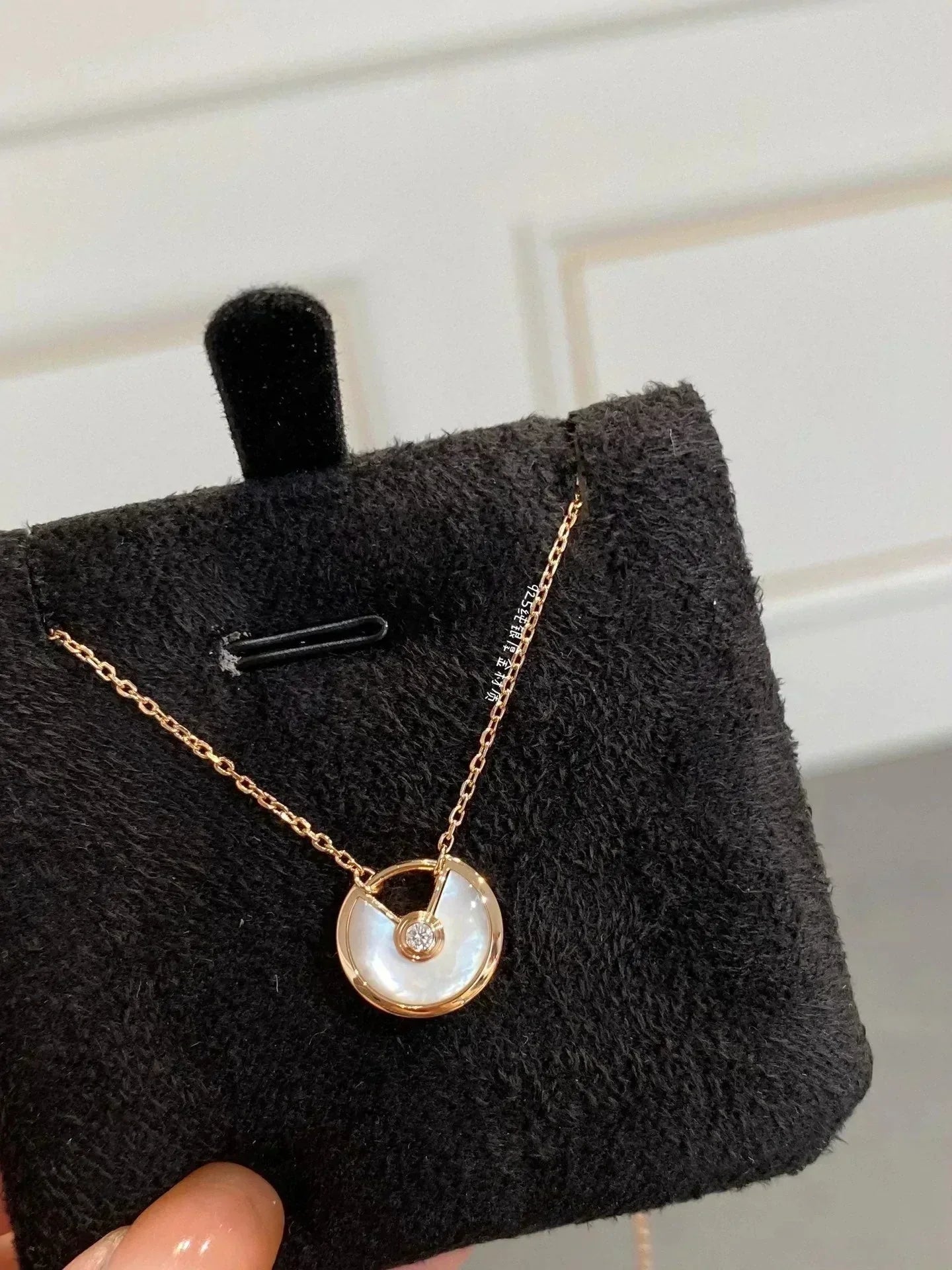 [Valéa jewellery]AMULETTE ROSE GOLD MOP NECKLACE