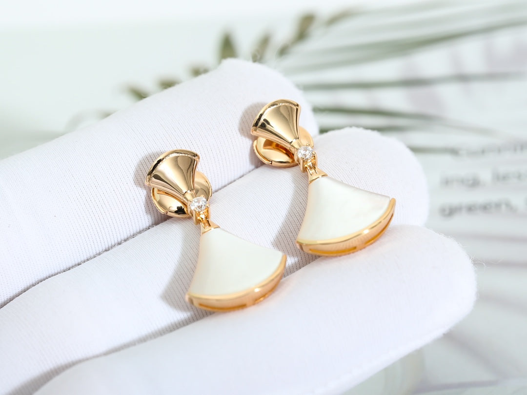 [Valéa jewellery]DREAM MOP PINK GOLD EARRINGS