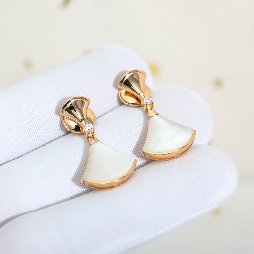 [Valéa jewellery]DREAM MOP PINK GOLD EARRINGS