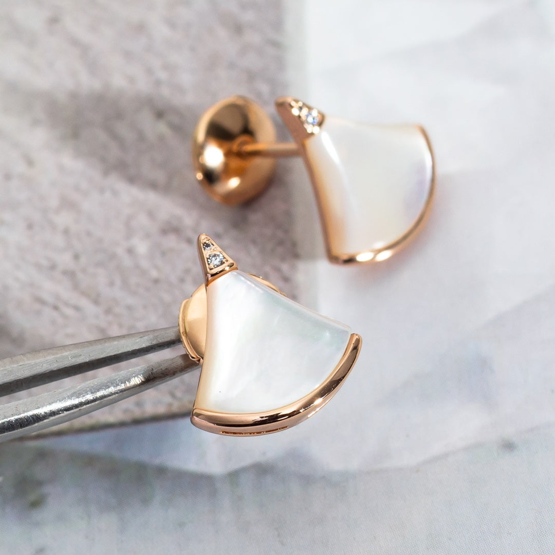 [Valéa jewellery]DIVAS DREAM EARRINGS PINK GOLD