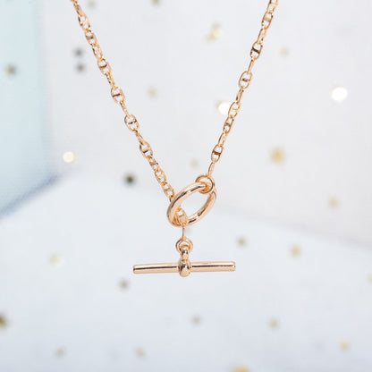 [Valéa jewellery]ECHAPPEE NECKLACE PINK GOLD