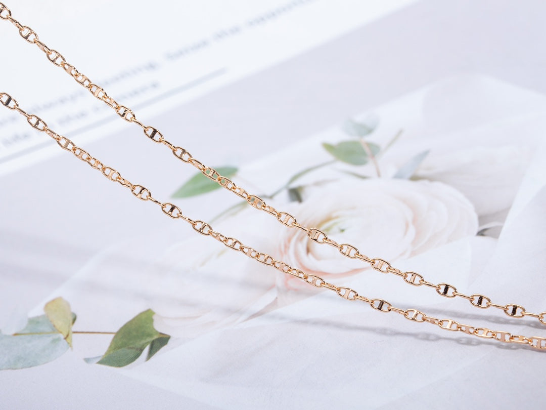 [Valéa jewellery]ECHAPPEE NECKLACE PINK GOLD