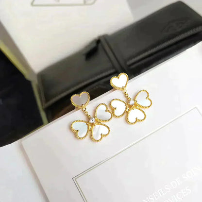 [Valéa jewellery]CLOVER SWEET WHITE MOP EARRINGS