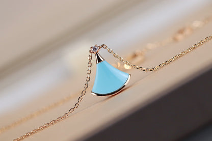 [Valéa jewellery]DREAM NECKLACE TURQUOISE PINK GOLD