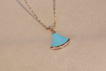 [Valéa jewellery]DREAM NECKLACE TURQUOISE PINK GOLD