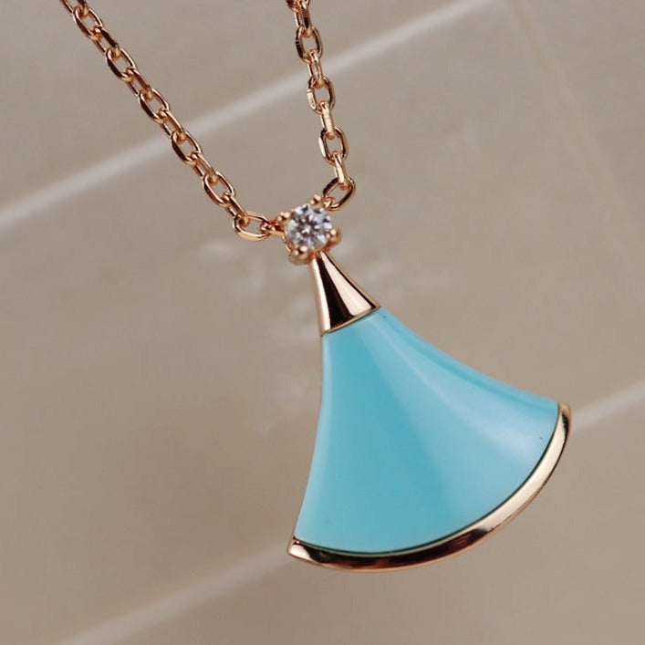 [Valéa jewellery]DREAM NECKLACE TURQUOISE PINK GOLD