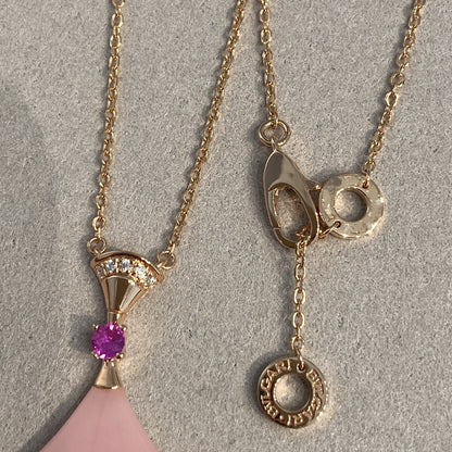 [Valéa jewellery]DREAM NECKLACE PINK OPAL