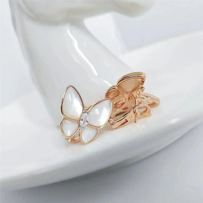 [Valéa jewellery]BUTTERFLY MOP DIAMOND EARRINGS