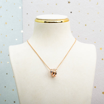 [valéa jewellery]SERPENTI PINK GOLD NECKLACE DIAMOND