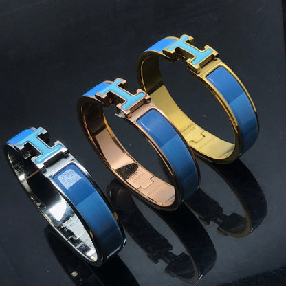 [Valéa jewellery]H BRACELET BLUE RAINBOW CERAMIC