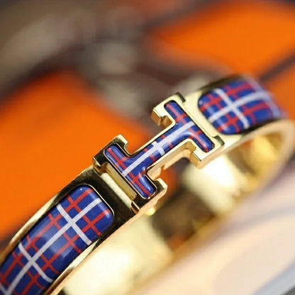 [Valéa jewellery]H TARTAN BRACELET 12MM