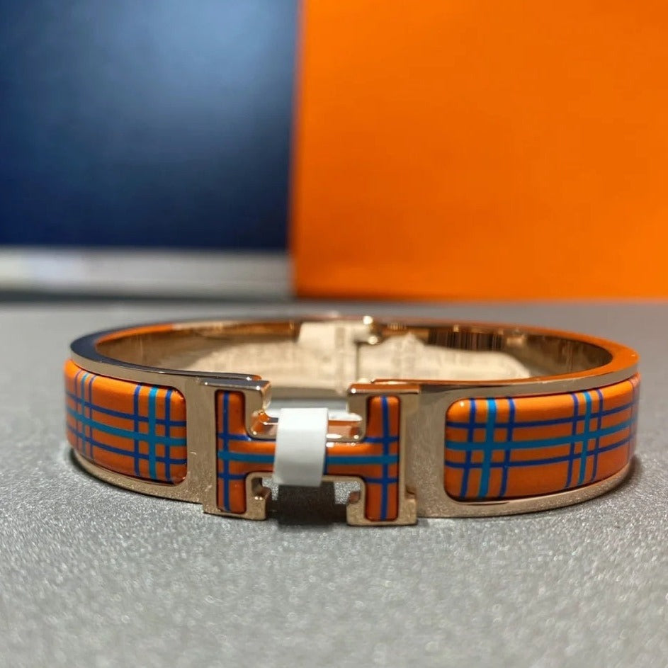 [Valéa jewellery]H TARTAN BRACELET 12MM