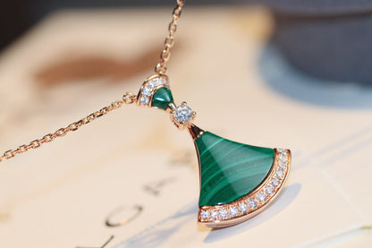 [Valéa jewellery]DREAM NECKLACE MALACHITE DIAMOND