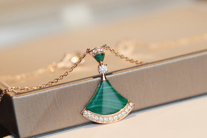 [Valéa jewellery]DREAM NECKLACE MALACHITE DIAMOND