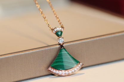 [Valéa jewellery]DREAM NECKLACE MALACHITE DIAMOND