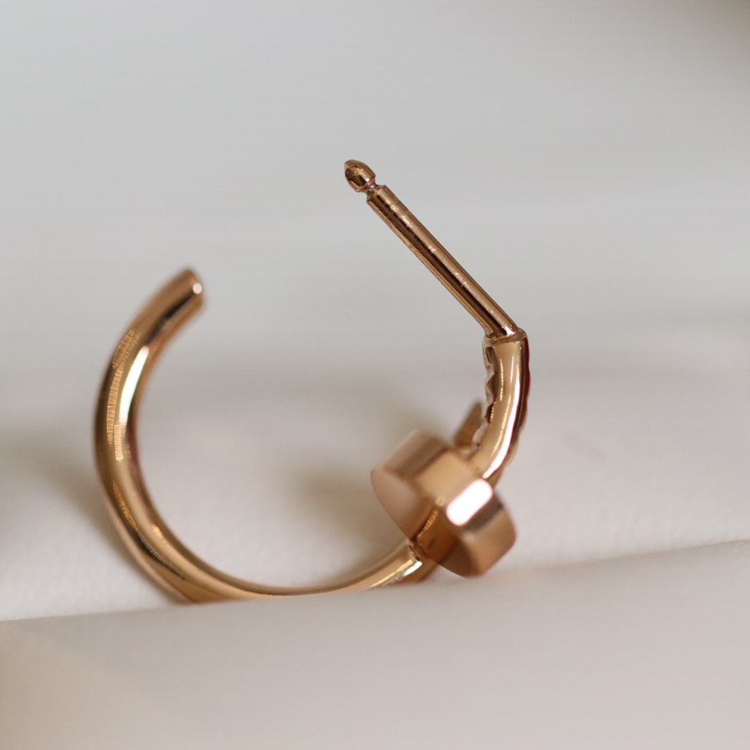 [Valéa jewellery]JUSTE EARRINGS PINK GOLD