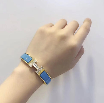 [Valéa jewellery]H CLOUD BLUE BRACELET GOLD DIAMOND