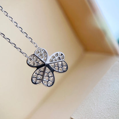 [Valéa jewellery]CLOVER DIAMOND NECKLACE SILVER