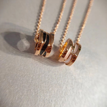 [valéa jewellery]ZERO 1 NECKLACE PINK GOLD