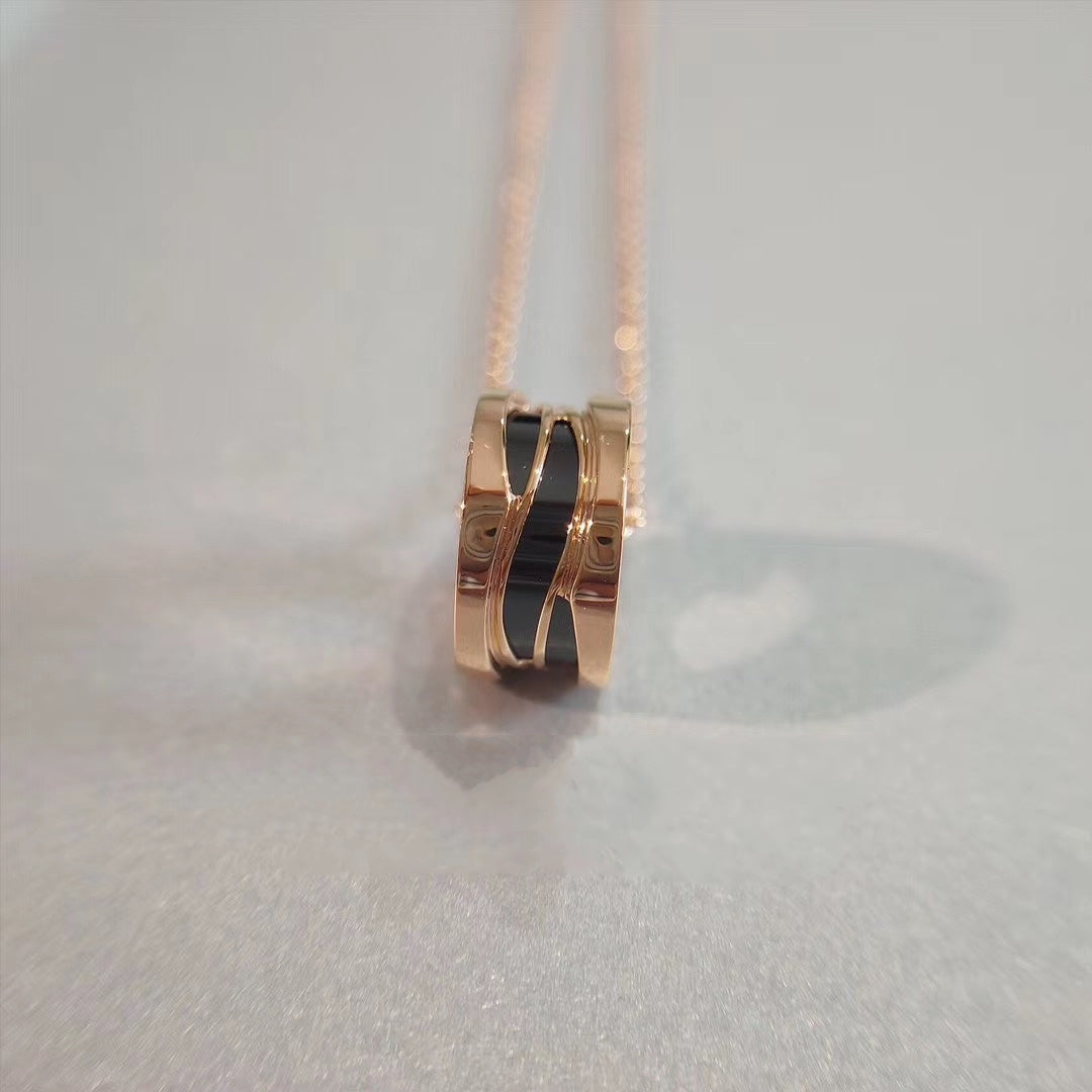 [valéa jewellery]ZERO 1 NECKLACE PINK GOLD