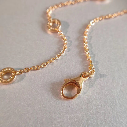 [valéa jewellery]ZERO 1 NECKLACE PINK GOLD