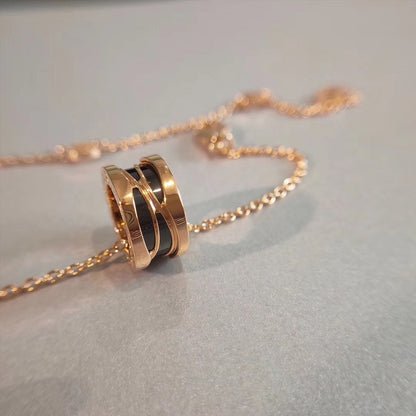 [valéa jewellery]ZERO 1 NECKLACE PINK GOLD