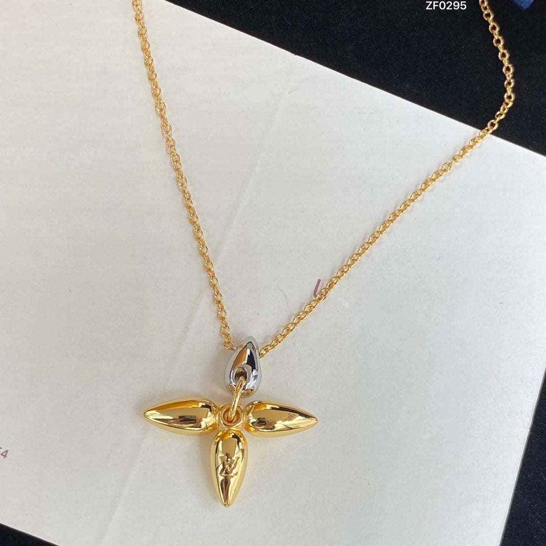 [Valéa jewellery]LOUISETTE PEDANT GOLD NECKLACE