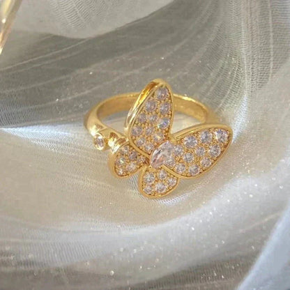 [Valéa jewellery]BUTTERFLY DIAMOND RING