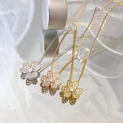 [Valéa jewellery]FLOWER DIAMOND NECKLACE