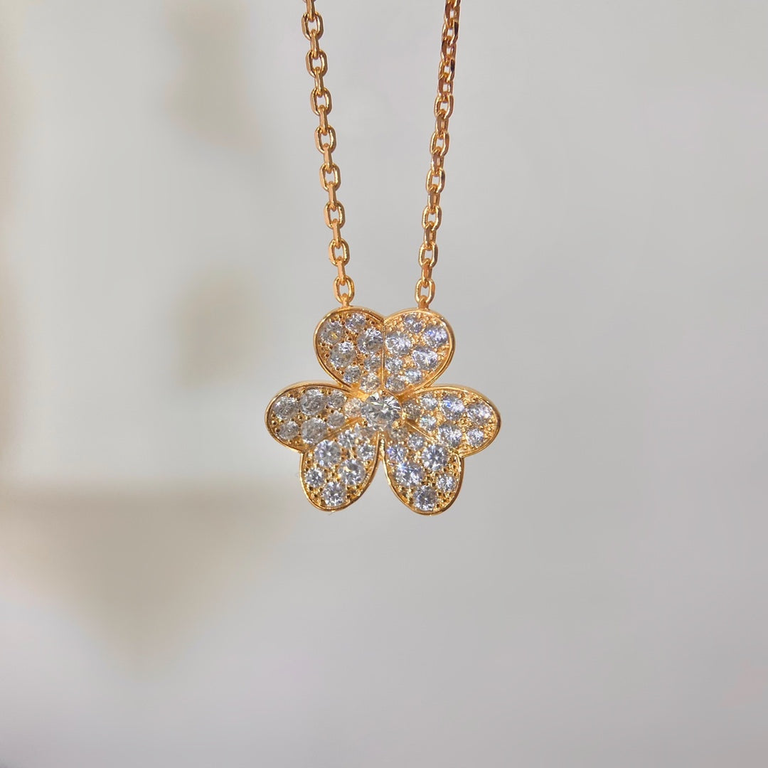 [Valéa jewellery]FLOWER DIAMOND NECKLACE