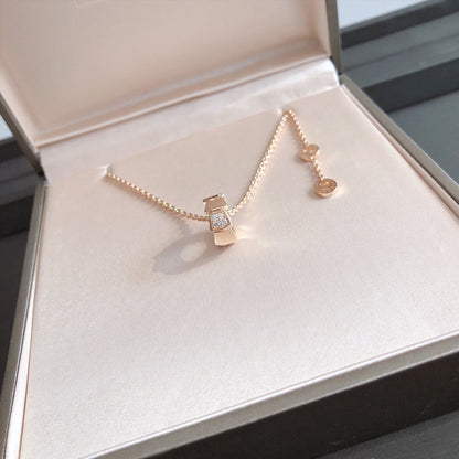 [valéa jewellery]SERPENTI PEDANT DIAMOND PINK GOLD NECKLACE