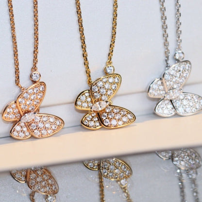 [Valéa jewellery]BUTTERFLY DIAMOND NECKLACE